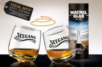 Wackelglas "Seegang", 2er Set